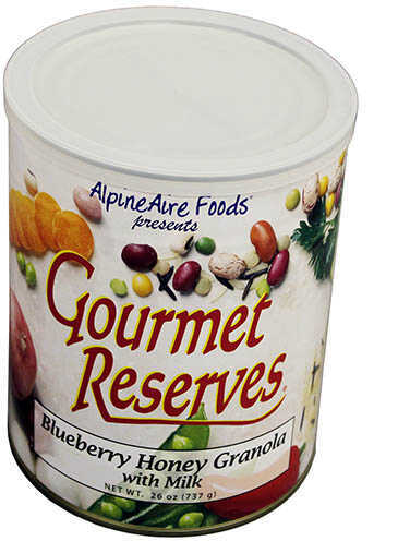 Alpine Aire Foods Blueberry Honey GraNola w/Milk No. 10 Can Md: 90807