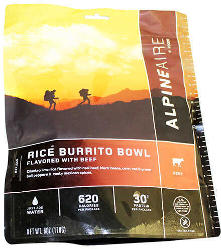 Alpine Aire Foods Beef & Rice Burrito Bowl Serves 2 Md: 60451