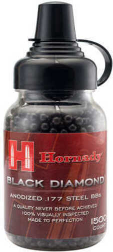 Hornady .177 Black Diamond Steel BBs Bottle of 1500 Anodized