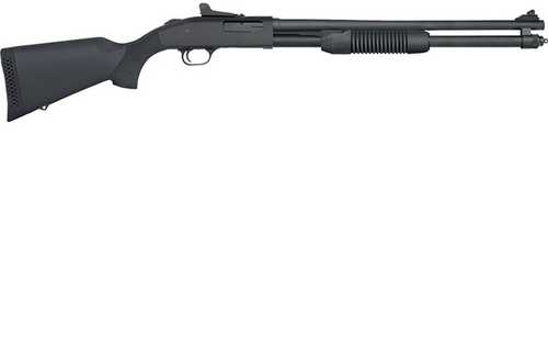 Mossberg 590 Persuader Bantam 20 Ga shotgun 3 in chamber barrel 8 rd capacity ghost ring sight black polymer finish