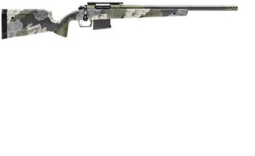 Springfield Model 2020 Waypoint 6mm Creedmoor rifle w/ Carbon Fiber Barrel, 20 in barrel, 5 rd capacity, evergreen camo polymer finish
