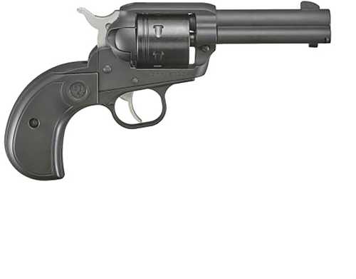 Ruger Wrangler Birdshead 22 LR handgun, 3.7 in barrel, 6 rd capacity, black polymer finish
