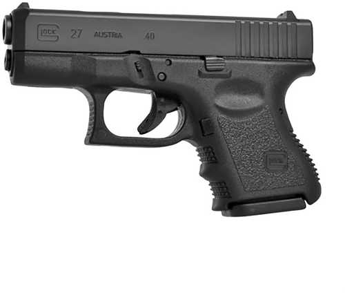 Glock 27 Gen 3 Subcompact 40 S&W, 3.42 in barrel, 9 rd capacity, black polymer finish