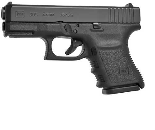 Glock 30S Gen Subcompact 45 ACP 3.42 in barrel 9 rd capacity black polymer finish