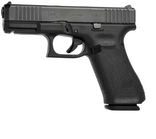 Glock 45 Gen 5 Compact 9mm Luger pistol in barrel 17 rd capacity black polymer finish