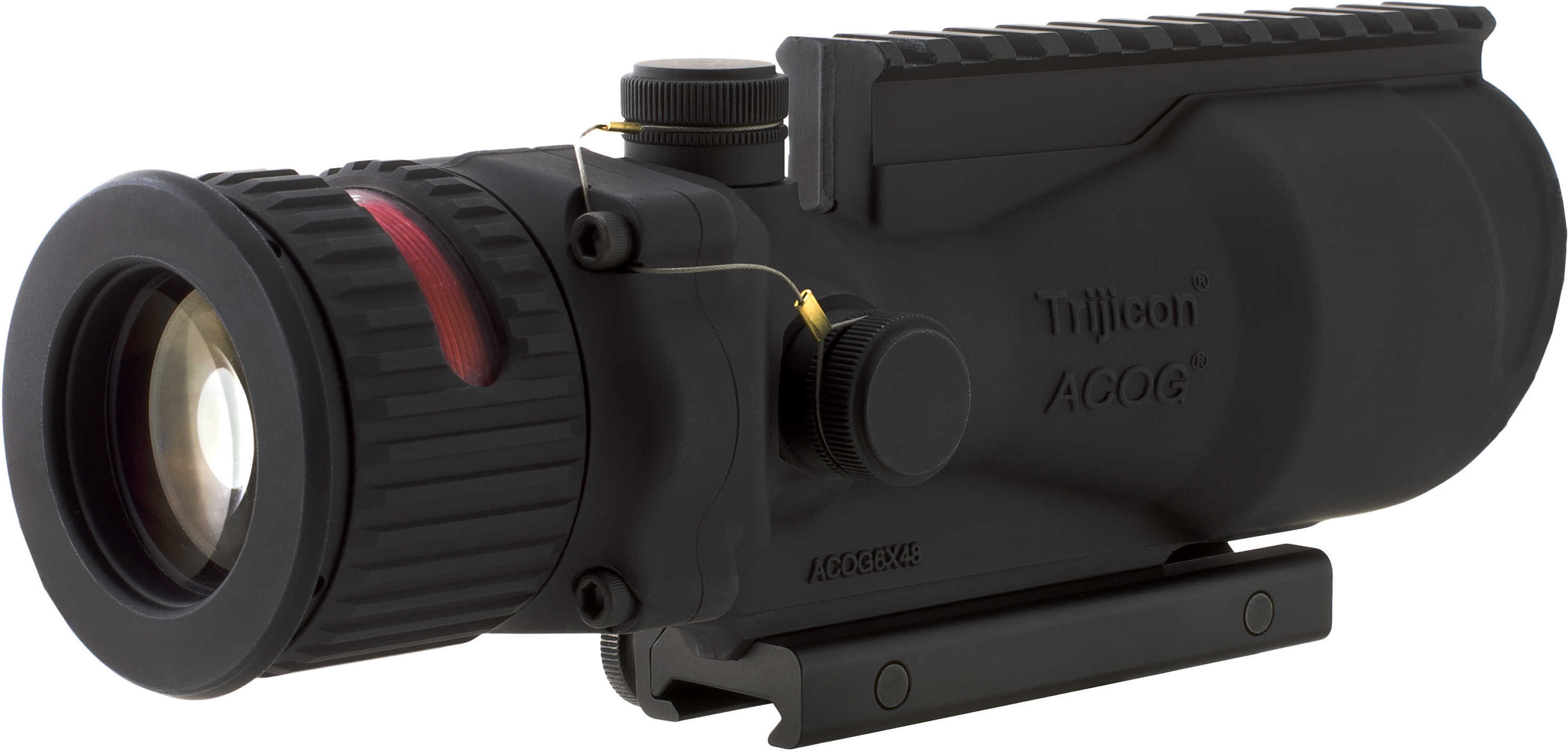 Trijicon ACOG Rifle Scope 6X 48 Red Chevron .308 Flattop Matte Ta75 Adptr Ta648-308H