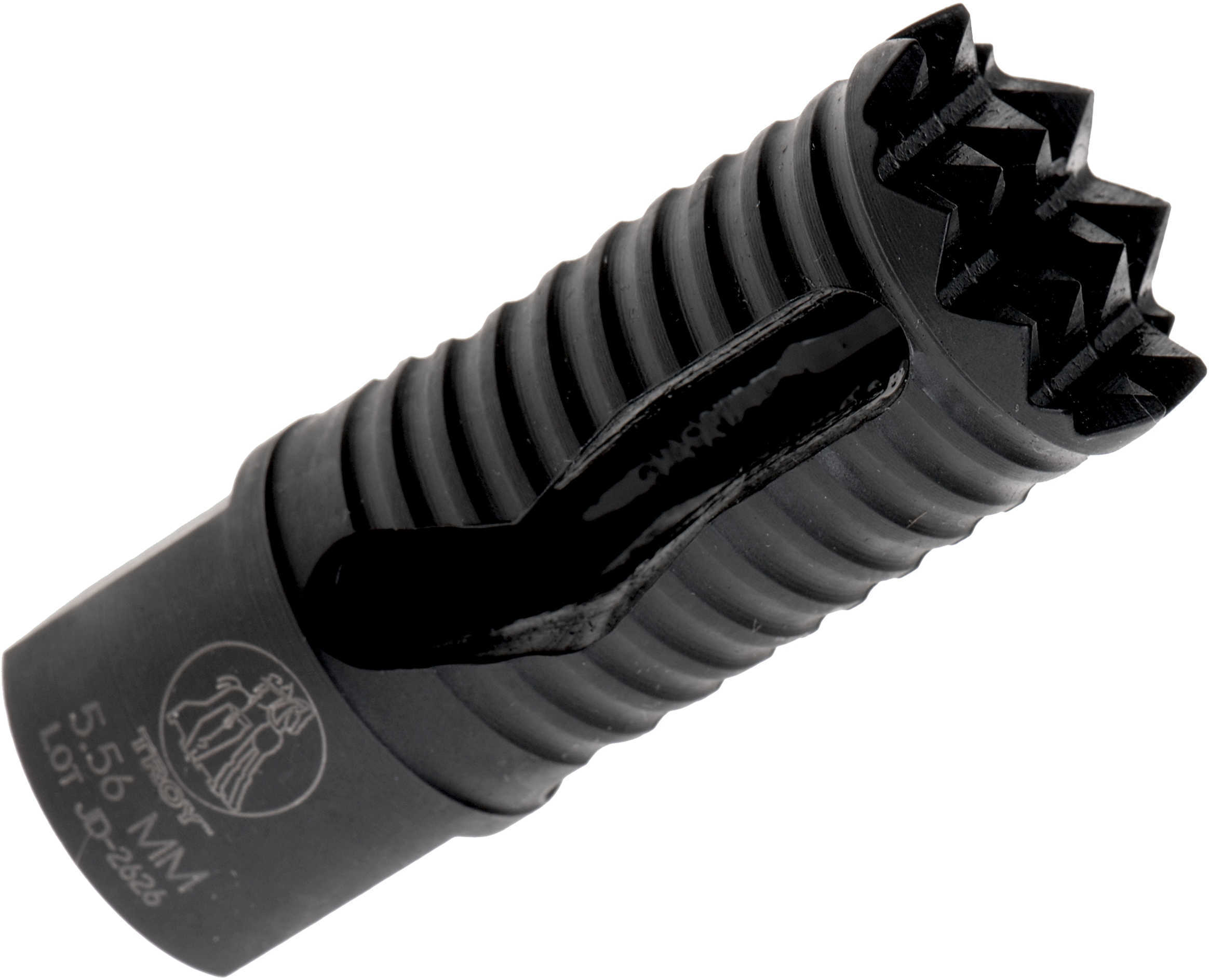 Troy Medieval Muzzle Brake 5.56 NATO 1/2X28HR Fits ARRifles Black Finish SBRA-MED-05BT-00