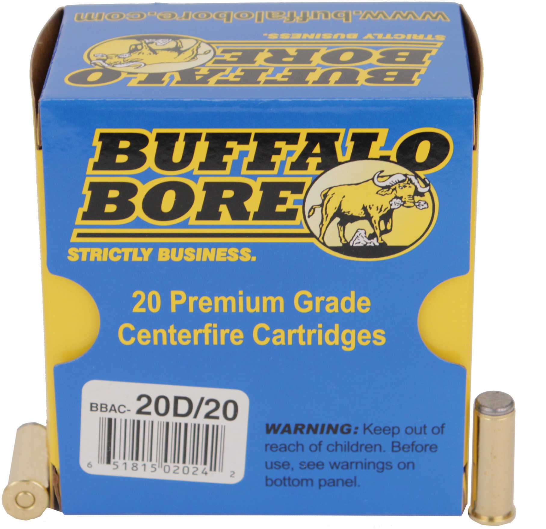 38 Special 20 Rounds Ammunition Buffalo Bore 150 Grain Lead