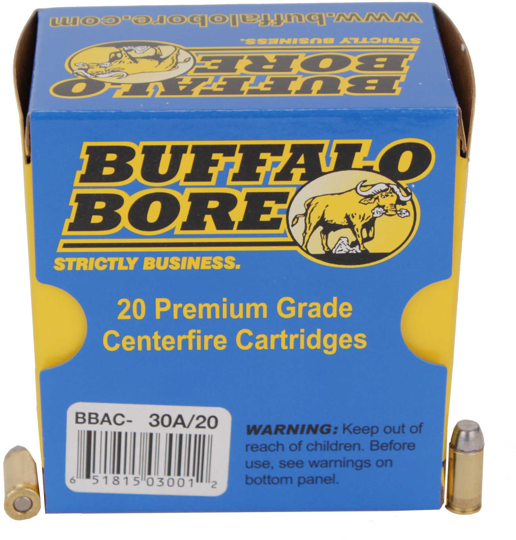 32 ACP 20 Rounds Ammunition Buffalo Bore 75 Grain Lead