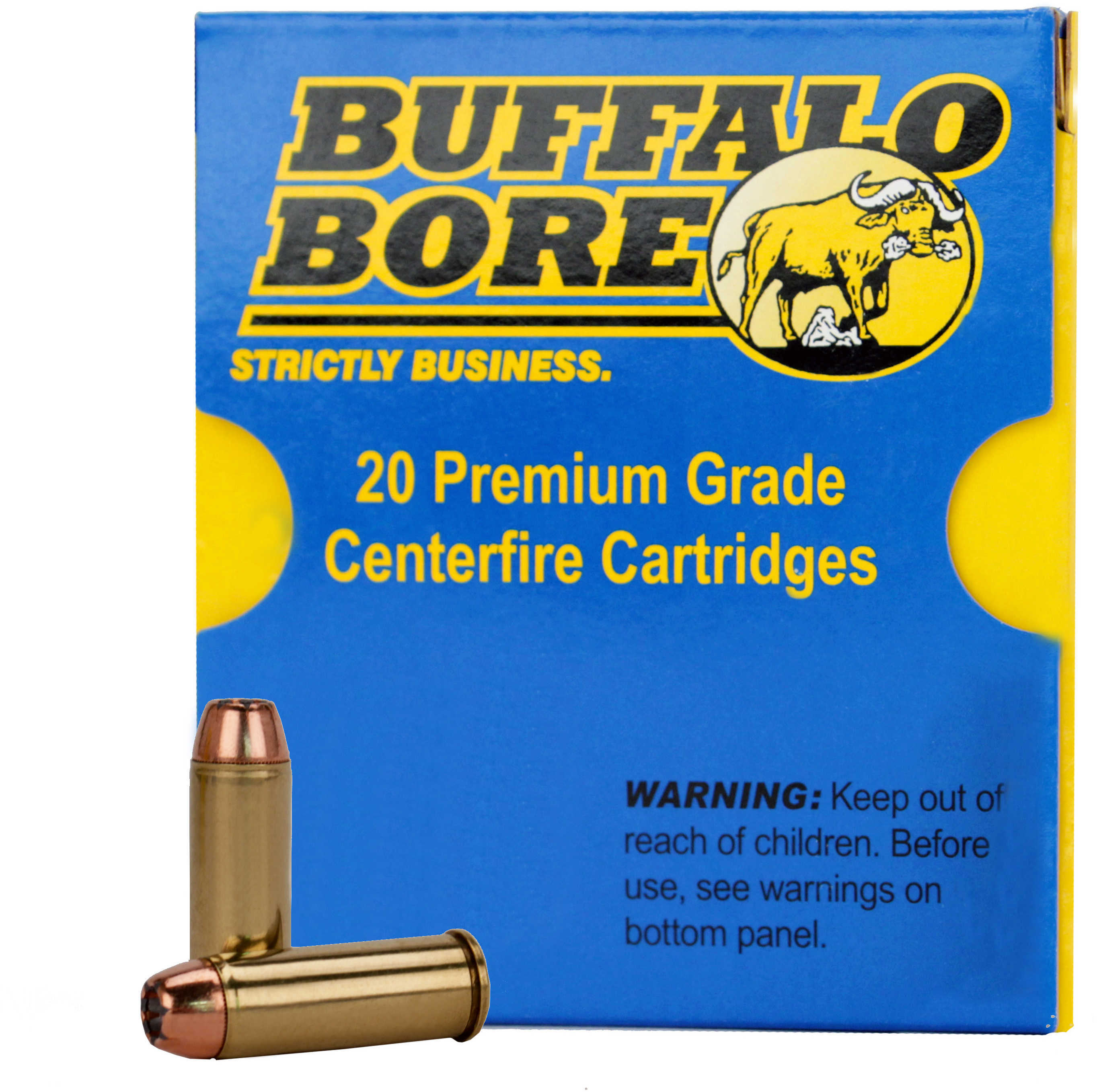 45 Colt 20 Rounds Ammunition Buffalo Bore 200 Grain Lead