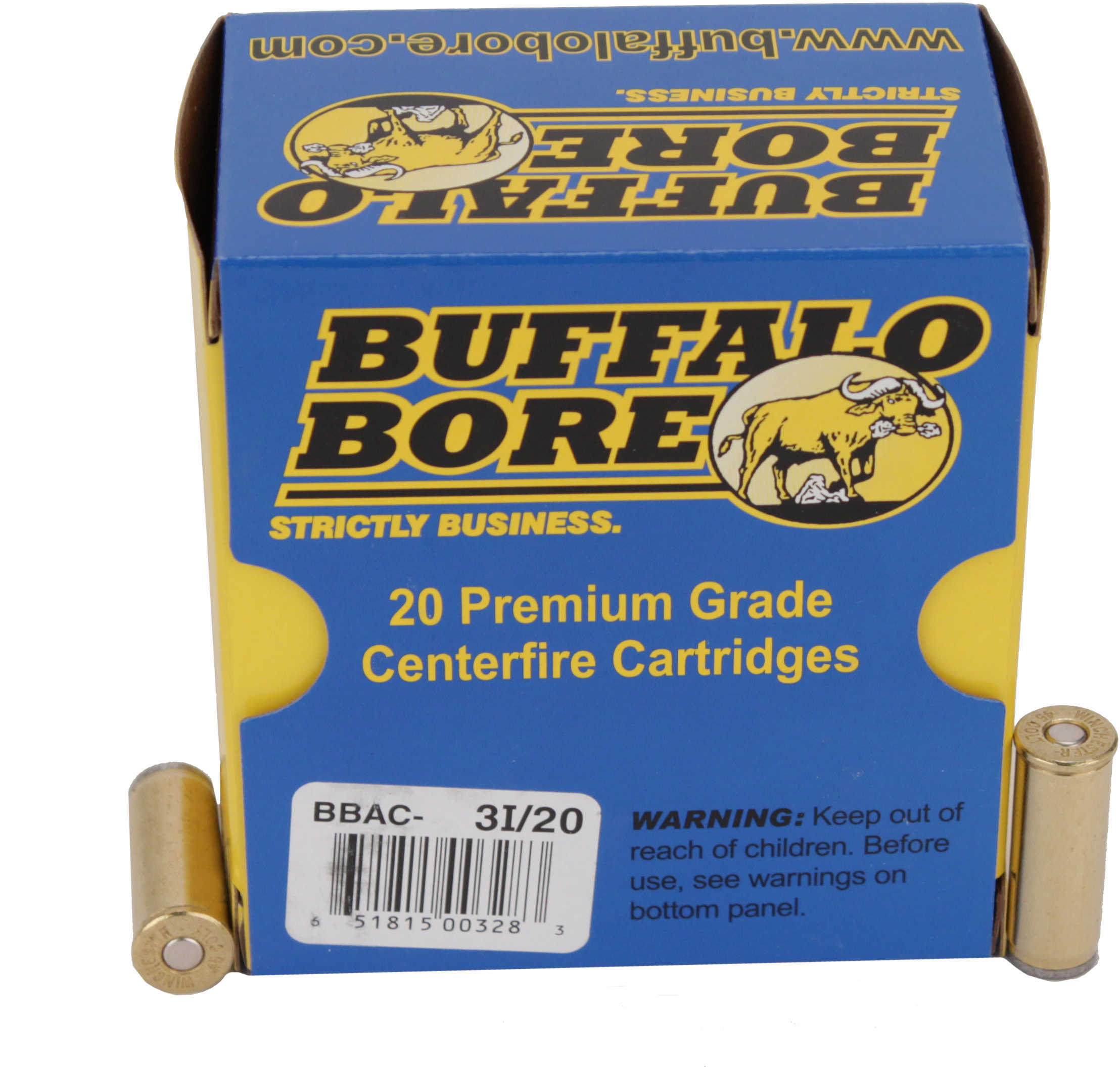 45 Colt 20 Rounds Ammunition Buffalo Bore 225 Grain Lead