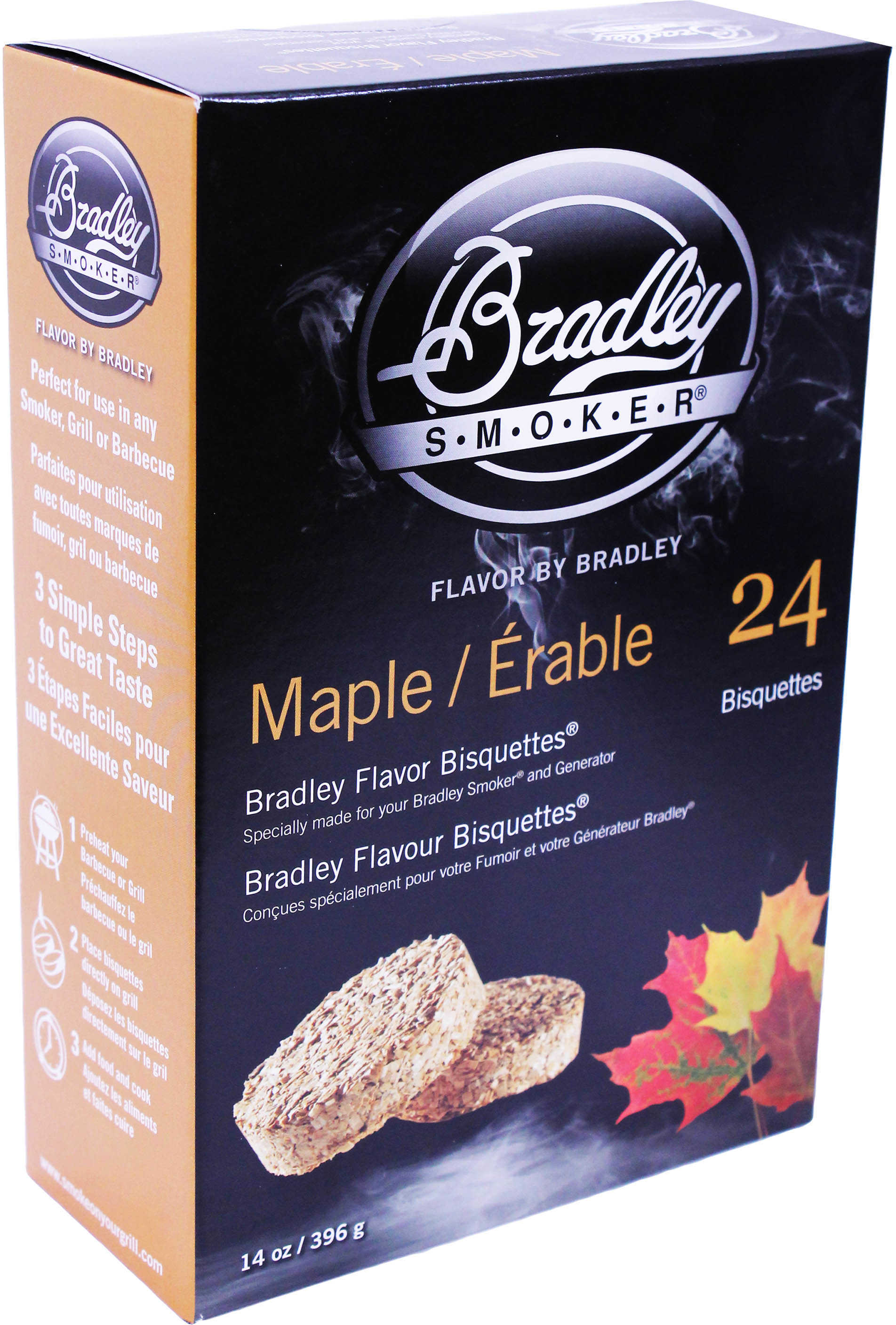 Bradley Technologies Smoker Bisquettes Maple (24 Pack) BTMP24