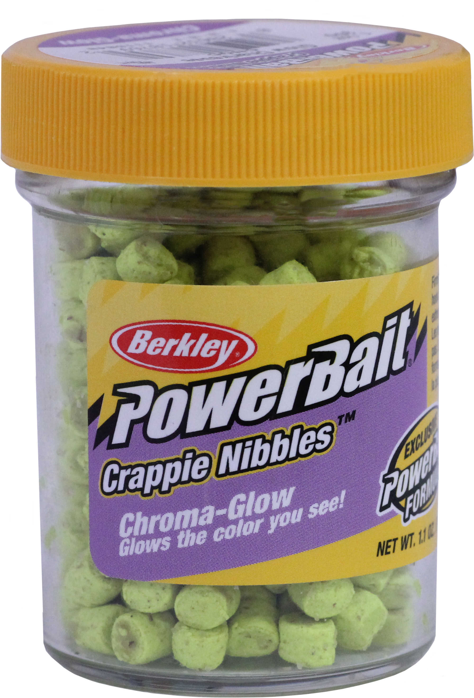 Berkley Chrome Glow Crappie Nibble 1.2oz Chartreuse Md#: CNGC