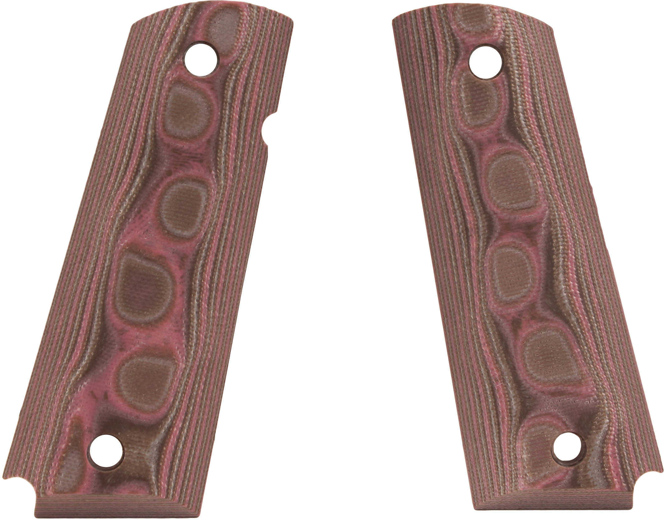 Hogue Colt & 1911 Government Grips G-10 G-Mascus Pink Lava 45667
