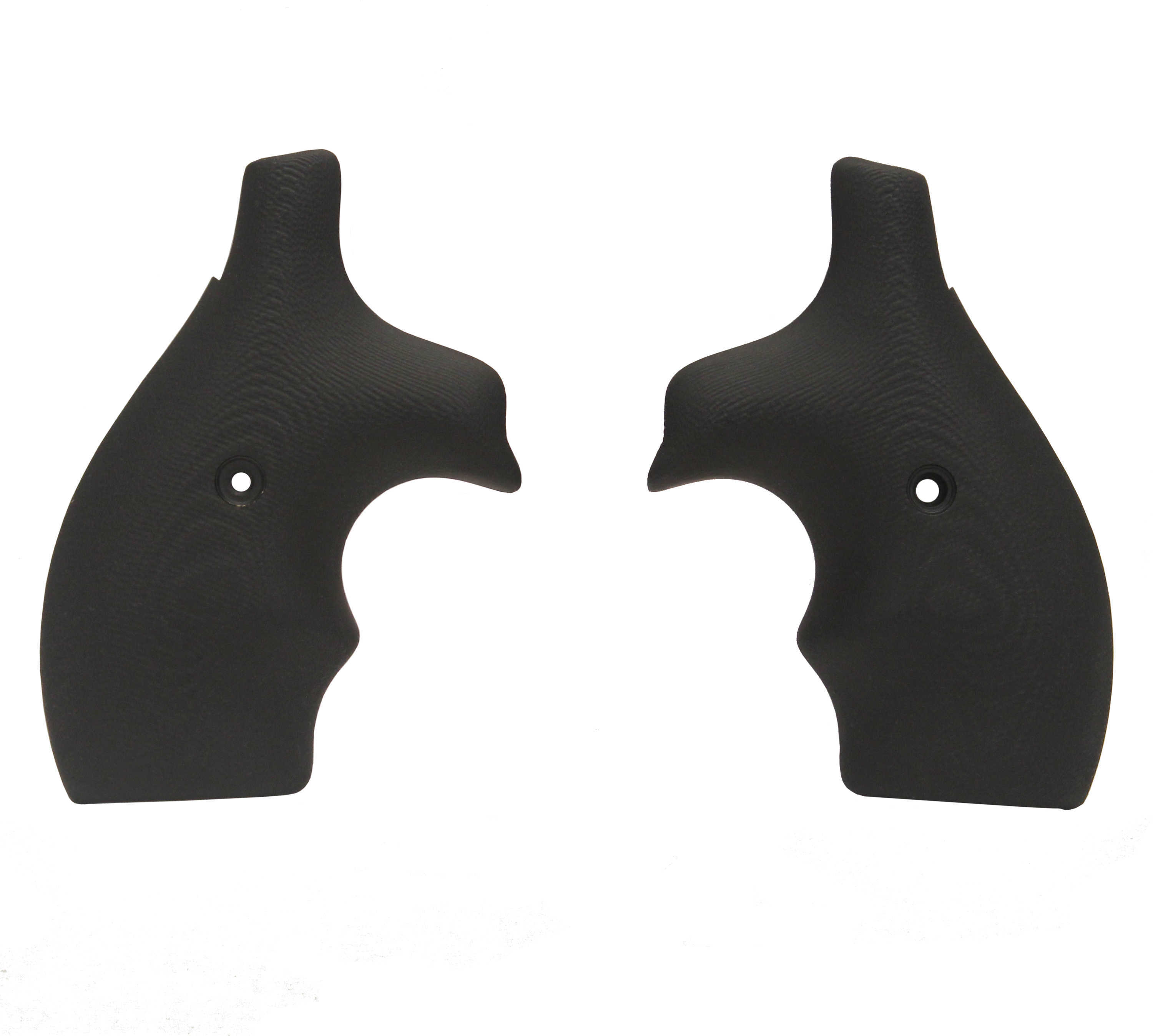 Hogue S&W J Frame Round Butt Grip Bantam G-10 Solid Black 61169
