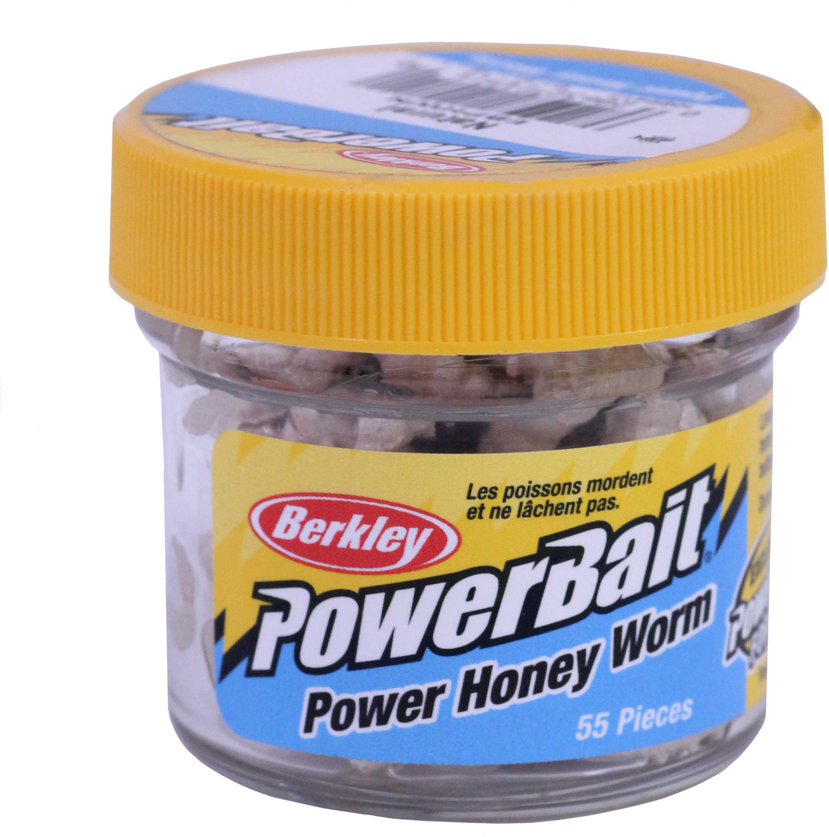 Berkley Power Honey Worm Jar Natural Md#: EBPHWN