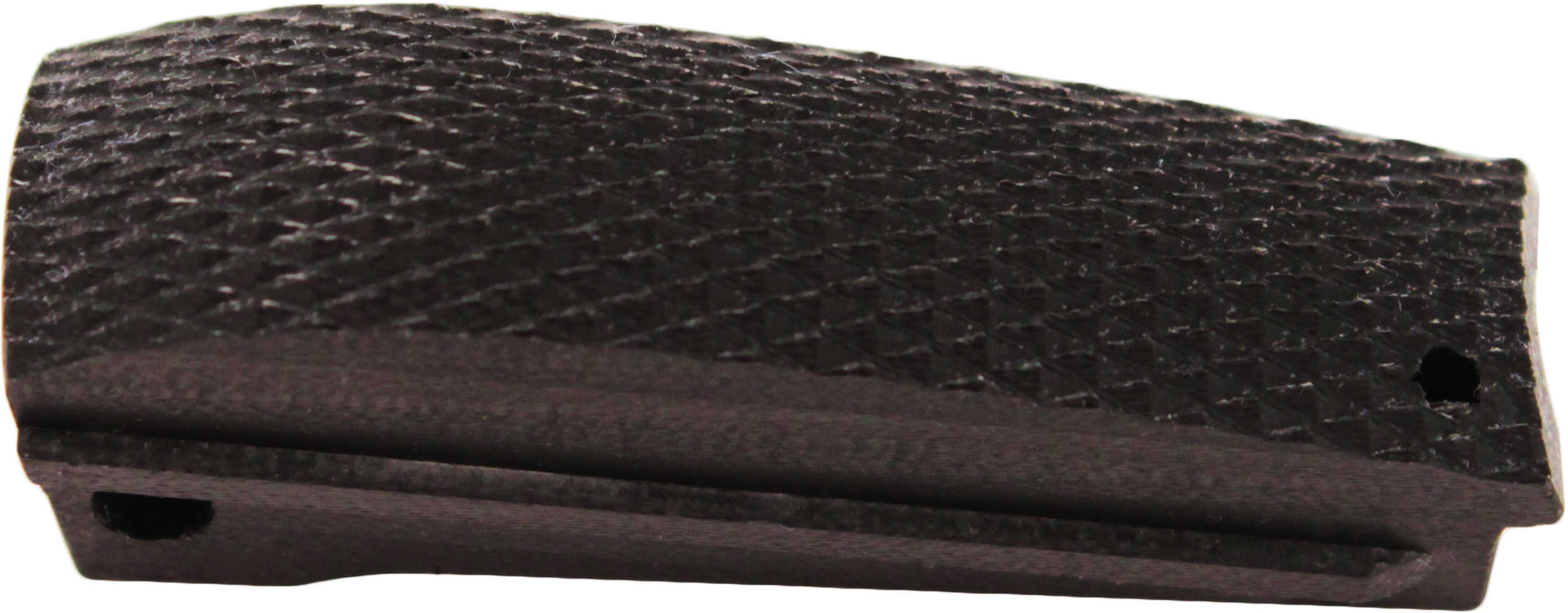Hogue Colt, 1911 Government Mainspring Housing G-10 Checkered Arched Solid Black 01379