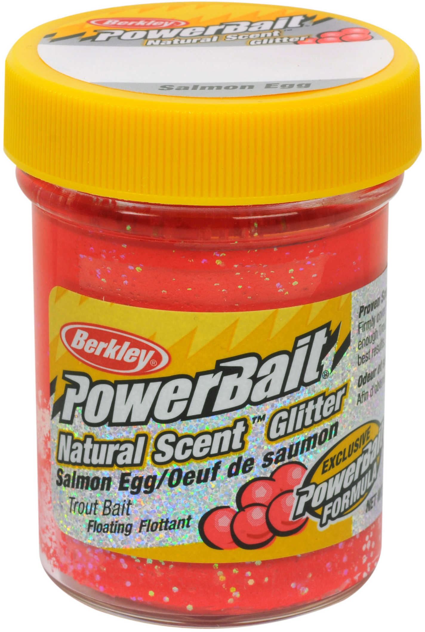 Berkley PowerBait Natural Scent Glitter Trout Bait Salmon Egg Red 1203184