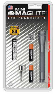 Maglite Mini- LED 2AAA, Blister Pack, Grey SP32096