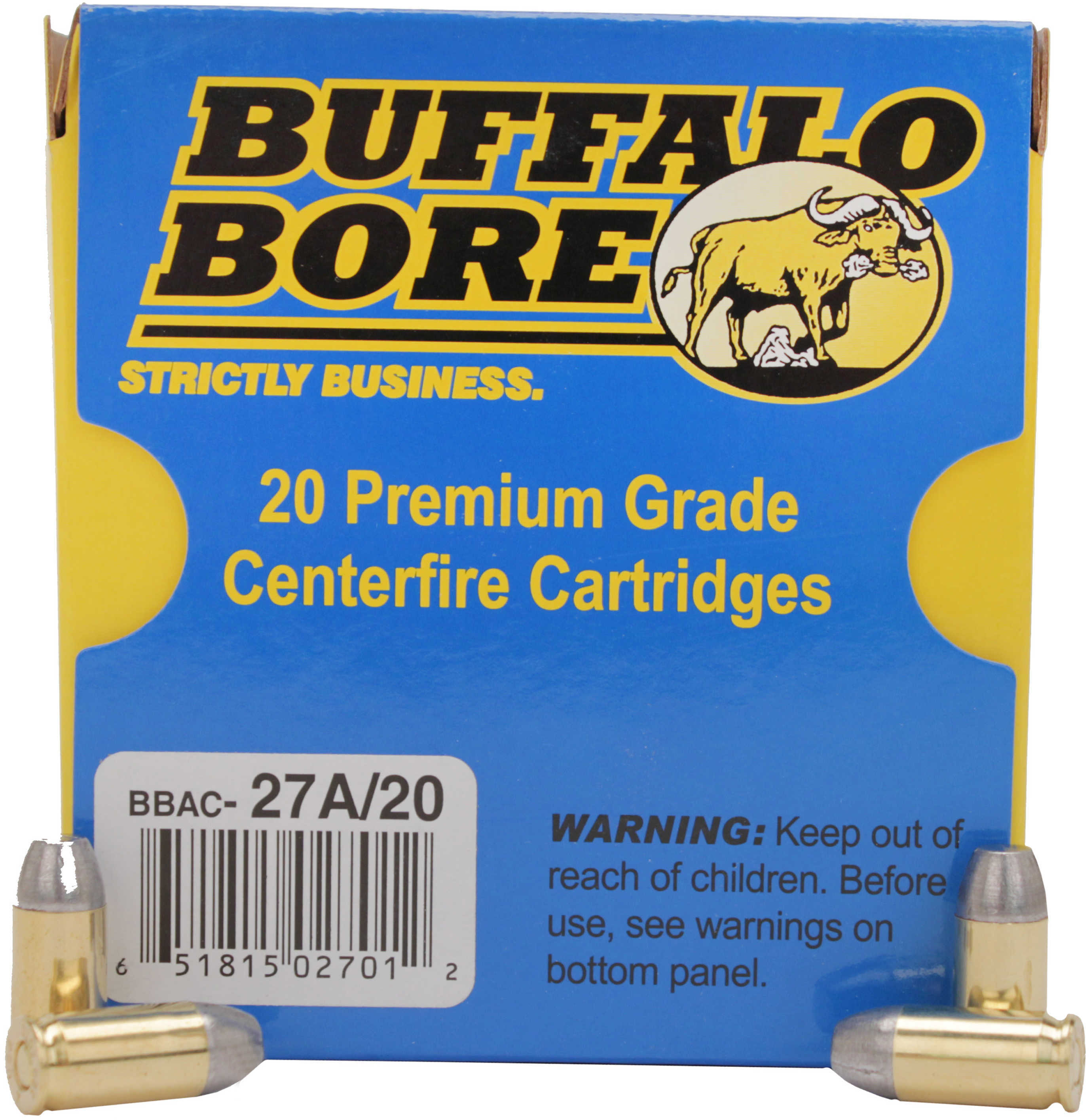 380 ACP 20 Rounds Ammunition Buffalo Bore 100 Grain Lead