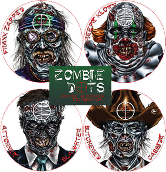 Pachmayr Zombie Variety Pack (12/Pack),Zombie Target 4026308