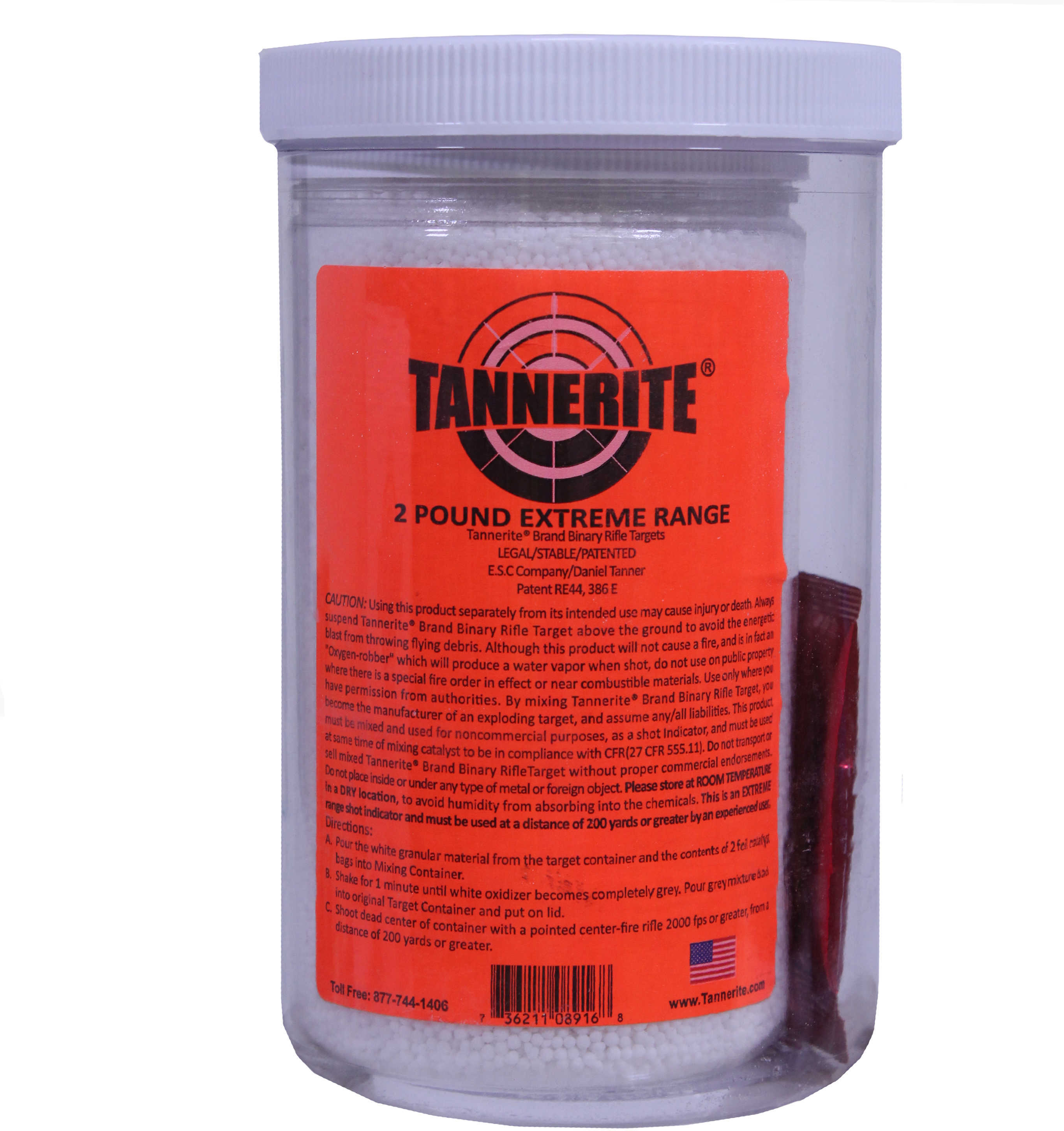 Tannerite® 2 Pound Extreme Range Target ~ Single 2 Pound Target