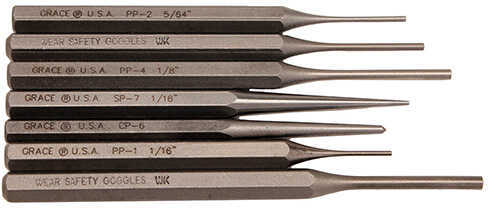 Grace USA Tools Gun Care Steel Punch Set Md: GRPS7