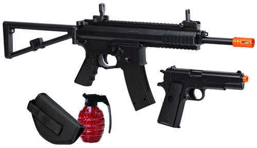 Crosman Spring 6mm Airsoft Rifle Pistol Grenade Commando Kit Md: AREKT