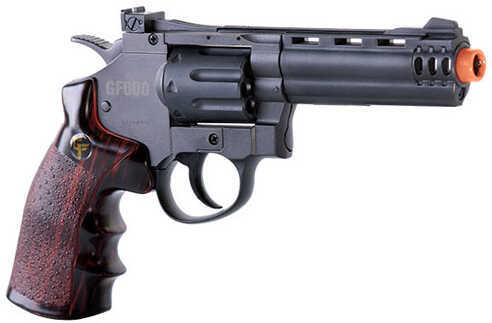 Crosman GF600 6mm Airsoft 8 Shot, 357 Revolver, CO2 Powered and Semi-Auto