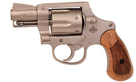 Rock Island Armory M206 38 Special Matte Nickel Finish Spurless 2" Full Shroud Barrel 6 Round Revolver 51289