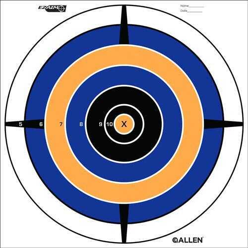Allen EZ Aim Bullseye Target (12 Per Pack) Md: 15206
