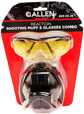 Allen Cases Reaction Shooting Muff & Glasses Combo Md: 2316