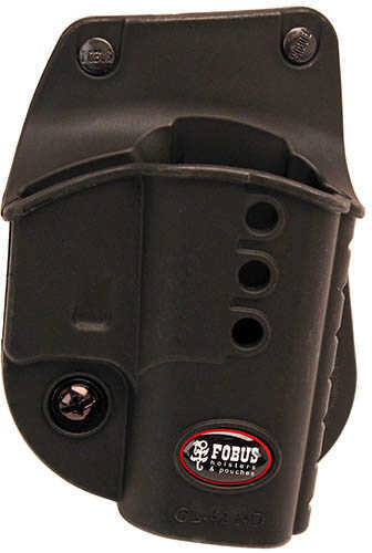 Fobus GL42Nd Paddle Holster Right Hand Black for Glock 42 Polymer