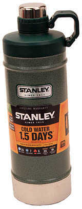 Stanley Classic Vacuum Water Bottle 21 Oz Green Md: 10-01620-001