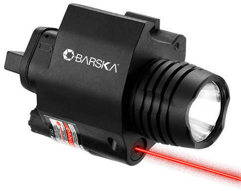 Barska Optics Red Laser Sight With 200 Lumen Flashlight - Black AU12392