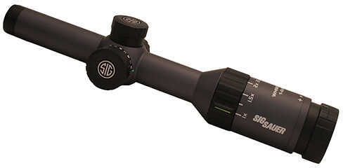 Sig Sauer Whiskey 5 SFP Hunting Riflescope 1-5x20mm, Standard Quadplex Reticle, Gray/Black Md: SOW51003