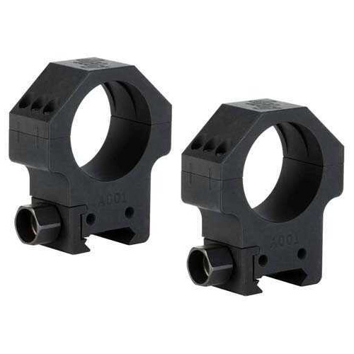 Sig Sauer Alpha Hunting Rings 1" Steel, High, Black, Per 2 Md: SOA10008