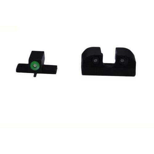 Sig Sauer X-Ray3 Pistol Sight #6 Green Front, #8 Rear, Round (U) Notch Md: SOX10002