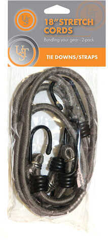 Ultimate Survival Technologies Stretch Cord 2 Pack 18", Gray Md: 20-2X18-02