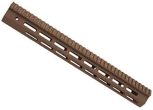 Troy Industries 15" M-LOK 5.56 Rail Aluminum, Flat Dark Earth Md: SRAI-ML1-15FT-00