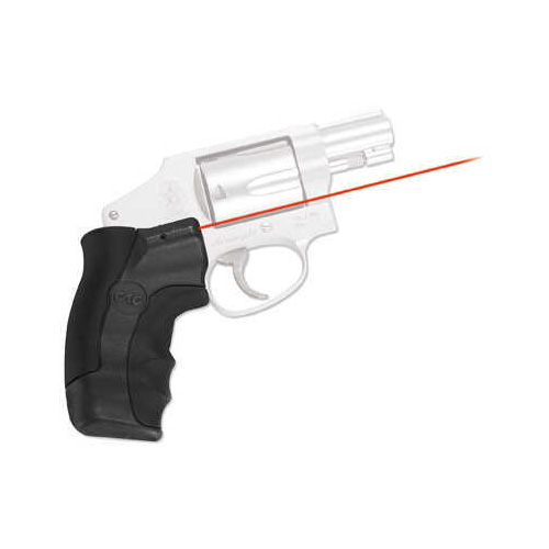 Crimson Trace Corporation Hi-Brite LaserGrip Fits S&W J Round Butt RubberWrapaRound Red Lg-350