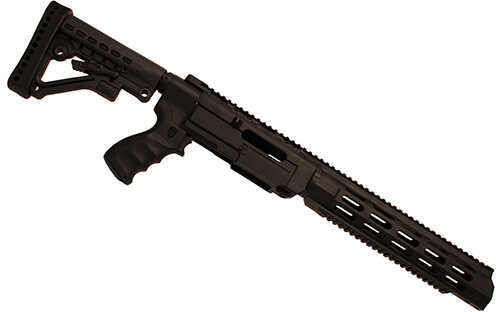 Promag Archangel 556 Conversion Stock, Black Finish, With Extended Length Monolithic Rail Forend, Fits 10/22 AA556R-Ex