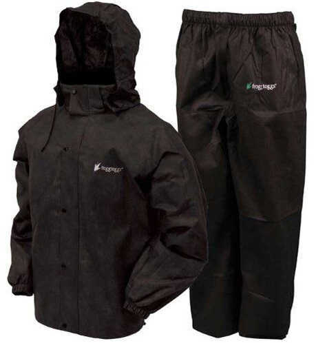 Frogg Toggs All Sport Suit Black Size Medium, Model: AS1310-01MD