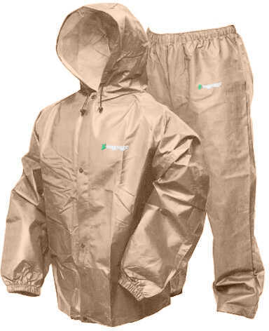 Frogg Toggs Pro-Lite Rain Suit Khaki X-Large/2X-Large Md: Pl12140-04X/2Xl