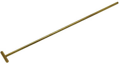 Remington Ultimate One-Piece 27" Brass Ramrod with Removable T-Handle, 10-32 Threads Md: 19518