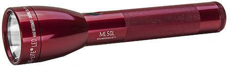 Maglite Ml50L Led 2 Cell C Blister Pack, Red Md: Ml50L-S2036