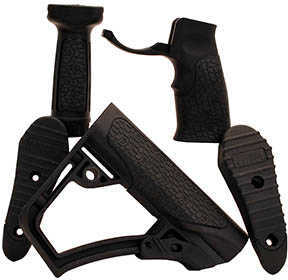 Daniel Defense Buttstock Pistol Grip & Vertical Foregrip Combo Black-img-0