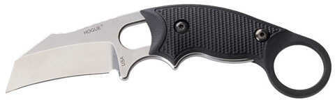 Hogue Ex-F03 Karam Fixed Blade Neck Knife 2.25" Hawkbill G10 G-Mascus Black Scales Sheath Md