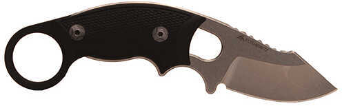 Hogue EXF03 Karam 2.25" Clip Point Blade G10 Black Sheath Md: 35339