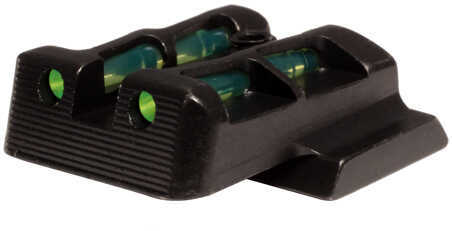 HiViz Sight Systems S&W M&P Rear Steel Fiber Optic Red Green Black Md: MPLW11